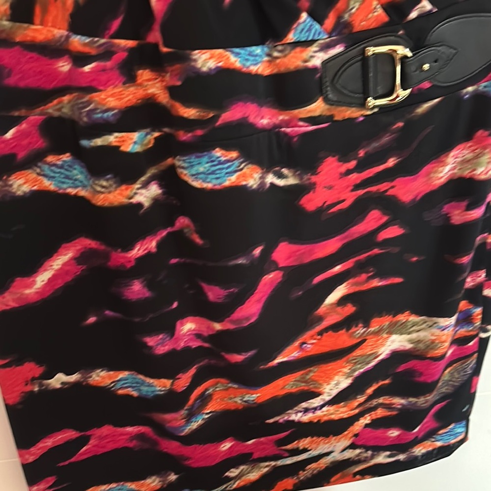 Colorful Abstract Print Dress - Picture 6 of 11